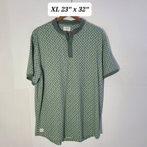 Mantra Catalyst Men's Leaf AOP Green XL Golf Polo EUC